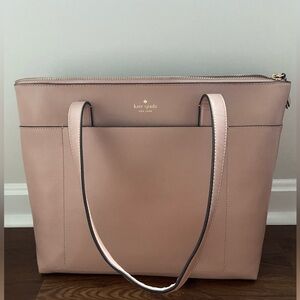 Pink Kate Spade New York Large Tote Bag